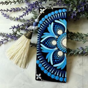 MARCAPÁGINAS MANDALA AZUL