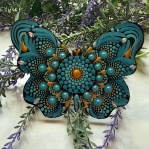 MARIPOSA MANDALA AZUL