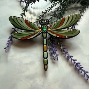 LIBÉLULA MANDALA VERDE
