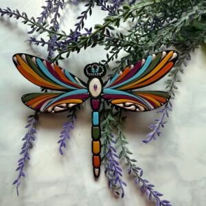 LIBÉLULA MANDALA COLORES