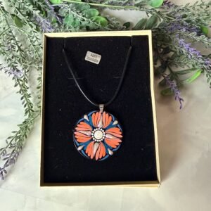 COLLAR MANDALA CORAL