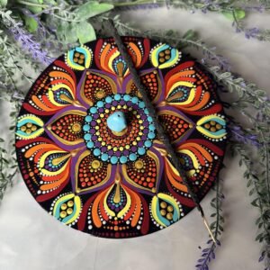 INCENSARIO MANDALA COLORES ÁFRICA